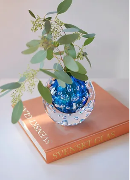 Ball Vase Blue  - 4