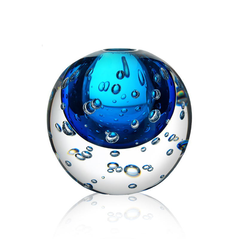 Ball Vase Blue 