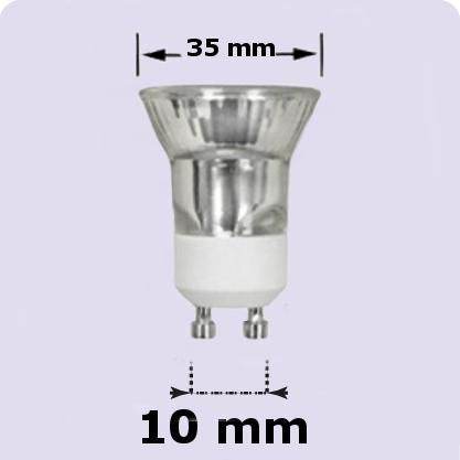 LE GU10 LED-glödlampor, varmvita 2700K LED-glödlampor, 35 W  halogenspotlight ekvivalent, 3 W energibesparande GU10-glödlampor, 250 lm,  120°