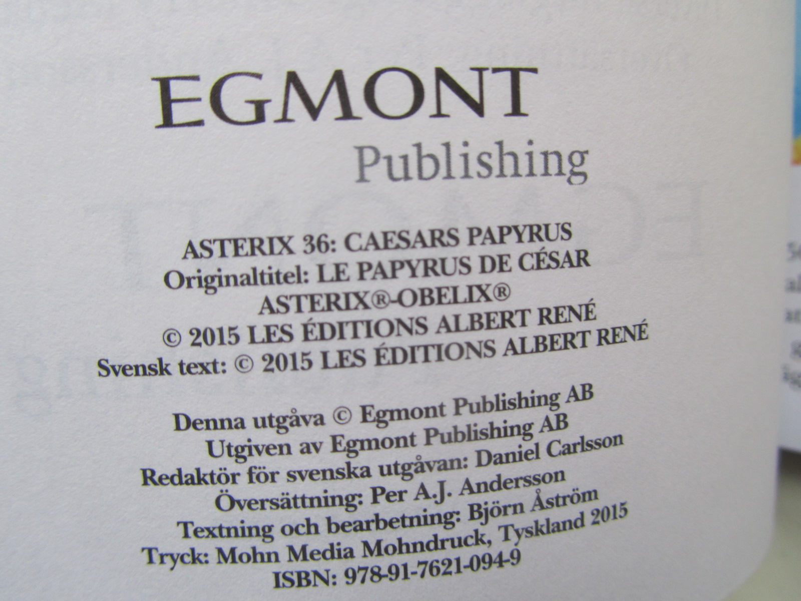 Asterix 36 Caesars Papyrus Fn - 4
