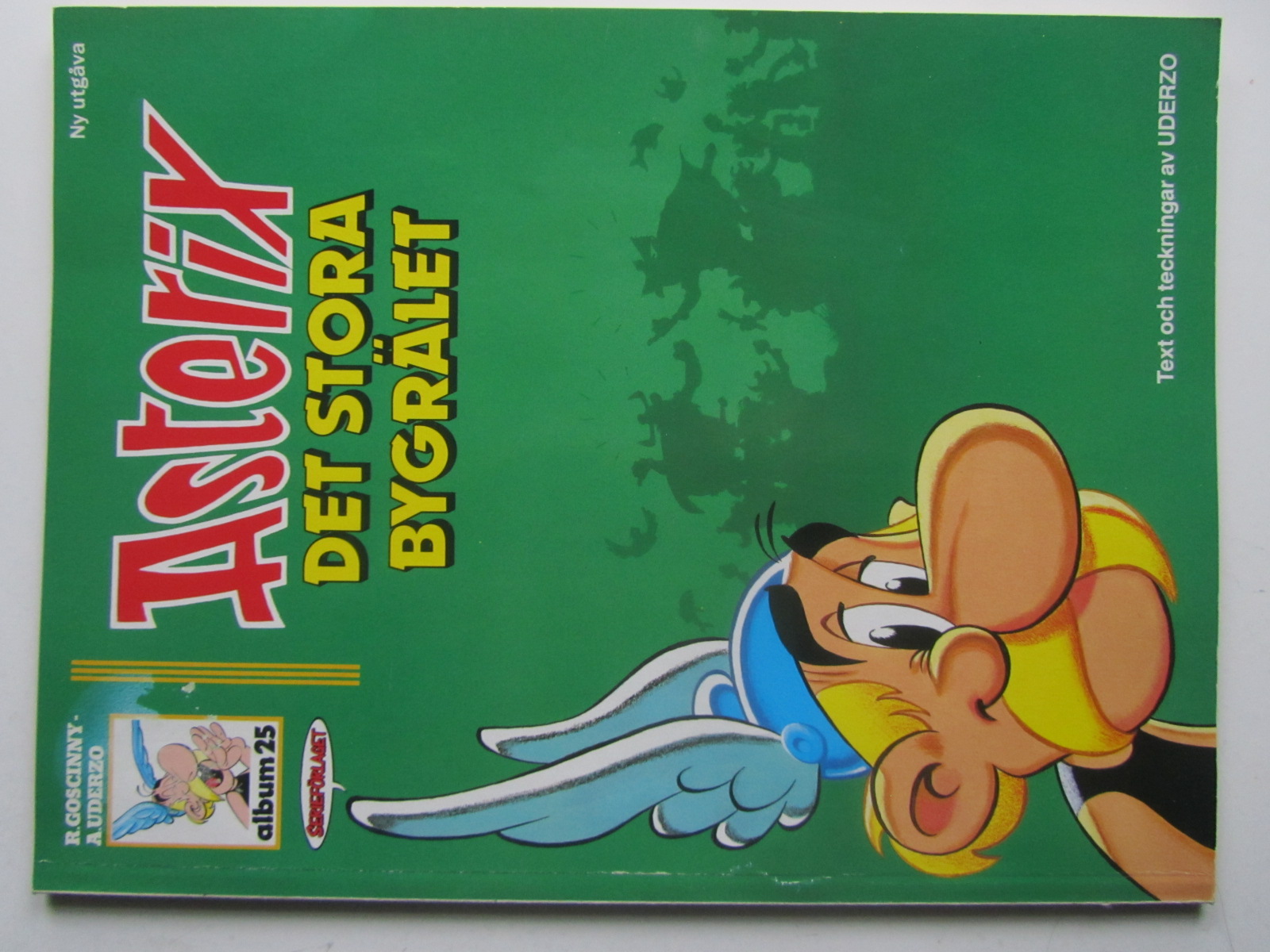 Asterix 25 Det stora bygrälet 3:e upplagan Vg+