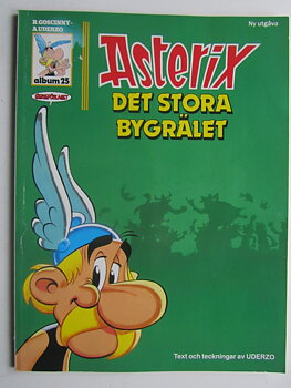 Asterix 25 Det stora bygrälet 3:e upplagan Vg+