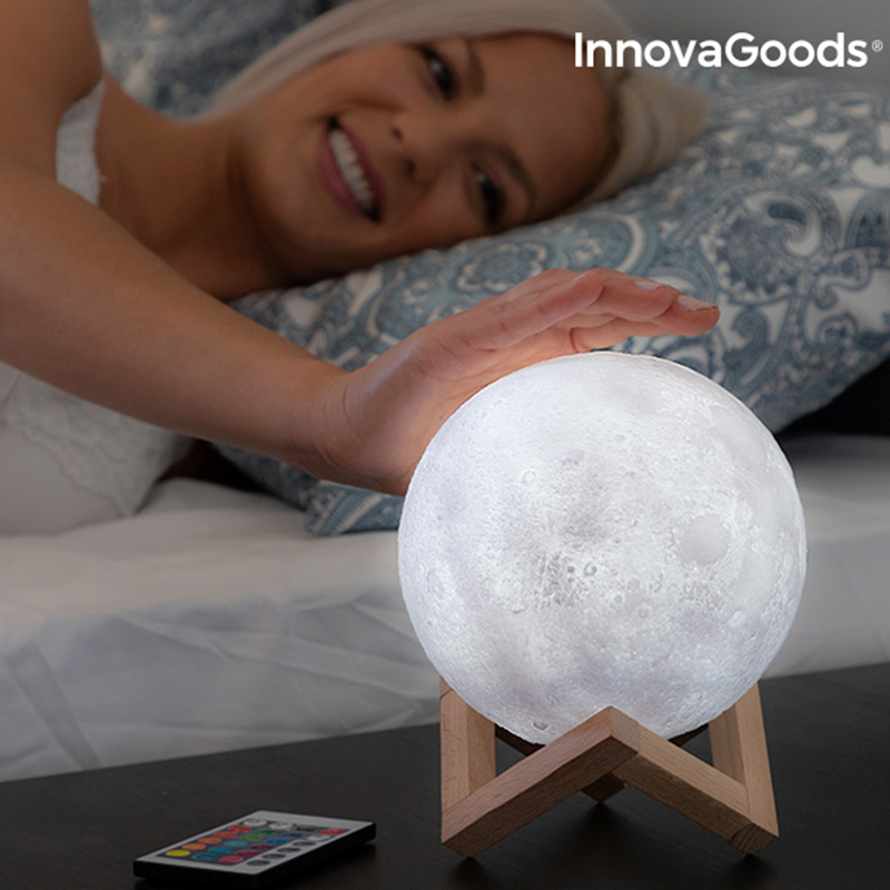 Moonlamp 3D LED Multicolor - Månlampa - 3