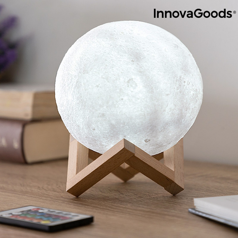 Moonlamp 3D LED Multicolor - Månlampa - 7