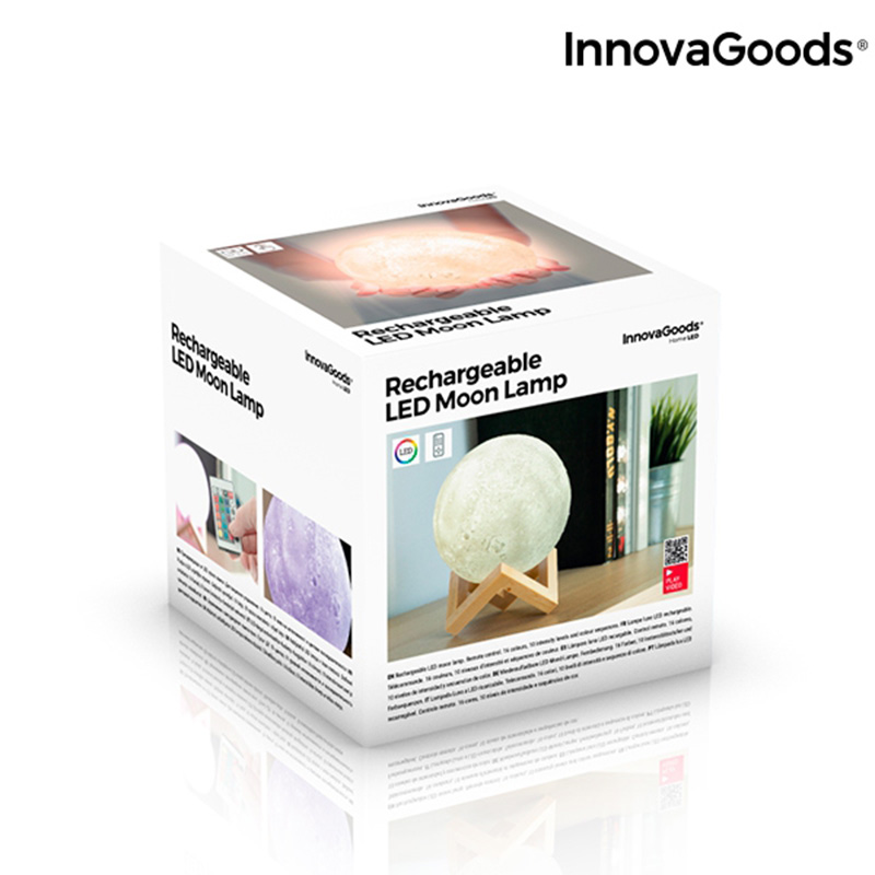 Moonlamp 3D LED Multicolor - Månlampa - 11