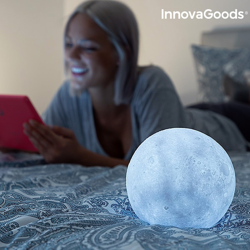 Moonlamp 3D LED Multicolor - Månlampa - 2