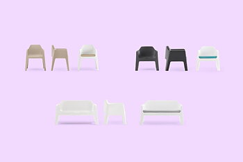 Lounge chair PLUS 631 - inkl pad