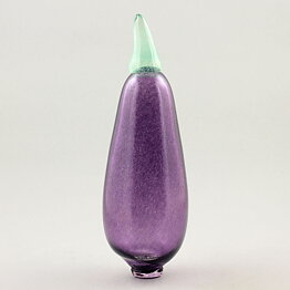  Gunnel Sahlin (Frutteria 1989) Colorful Eggplant  Sculpture 22 cm