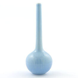 Gunnar Nylund (1940s) Blue Long-Necked Vase 20 cm