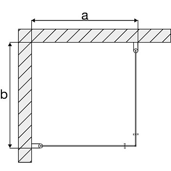 Arrow Basic Corner (klart glas)