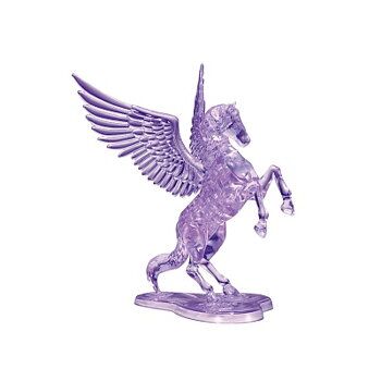 Crystal Puzzle Flying Horse Purple