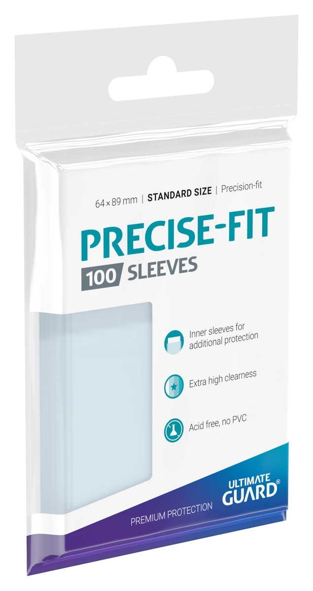 Ultimate Guard: Precise-Fit Sleeves Standard Size (100)