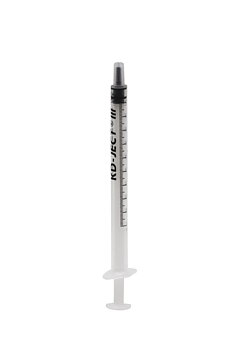 Sprutor 1 ml  3-komp centrisk KD-Ject 100 st.