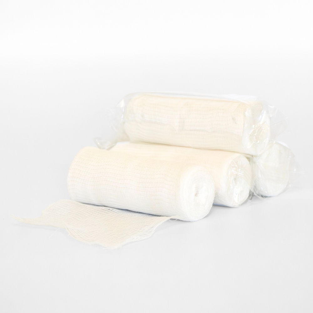 Gaasverband 10 cm × 10 m Katoen Niet-Elastisch (5 st.) VetProvide - 2
