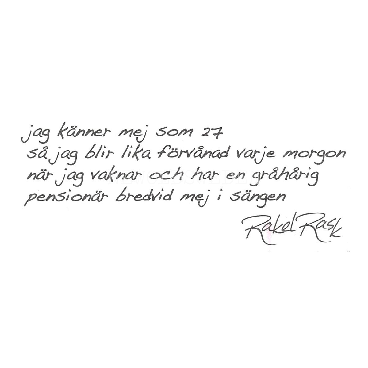 Rakel Rask No 1 Konstkort - 395 - 2