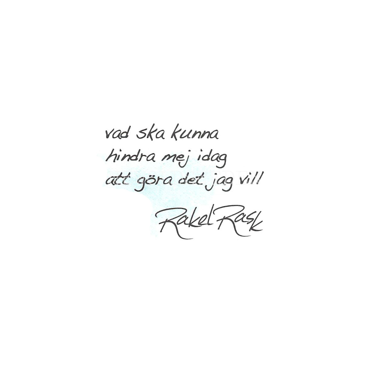 Rakel Rask No 8 Konstkort - 395 - 2