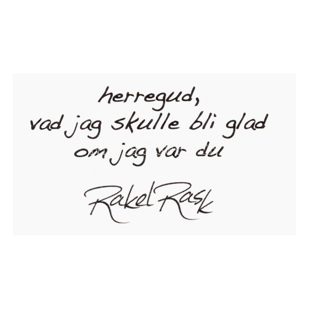 Rakel Rask No 21 Konstkort - 395 - 2
