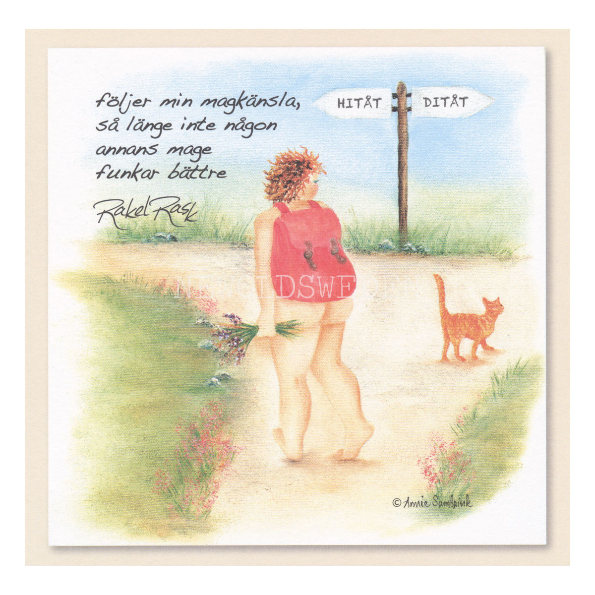 Rakel Rask No 24 Konstkort - 395 - 7