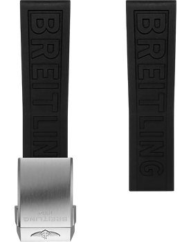 Breitling Diver Pro gummiband svart 22 mm viklås