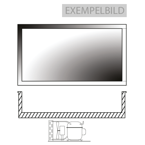 Haglunds - Kylbrunn - KBI-4 - Infällnad - 4 GN 1/1-150 - Mått: 1358x588mm