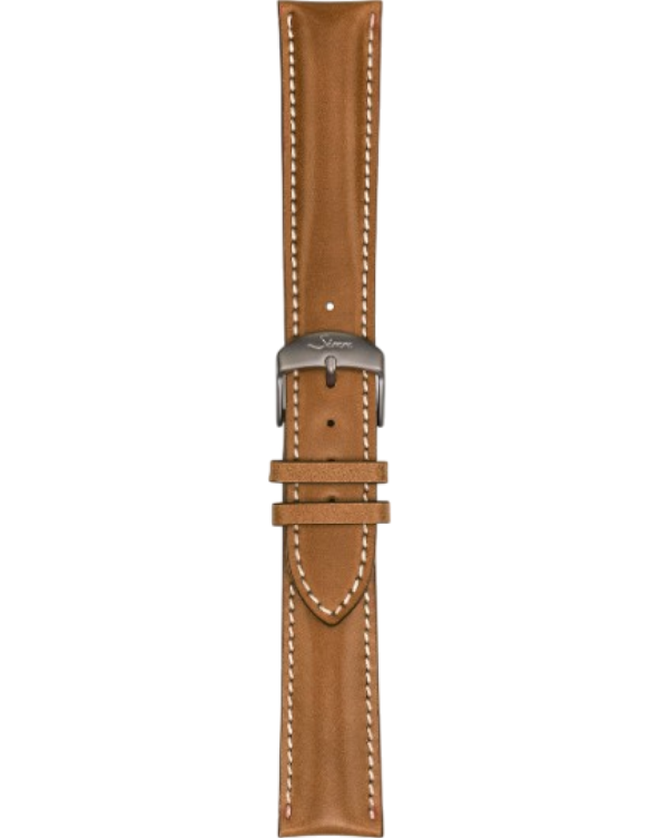 BL5120-0005-400A Sinn brunt hästskinn med ljusa kontrastsömmar