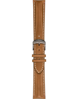 BL5120-0005-400A Sinn brunt hästskinn med ljusa kontrastsömmar