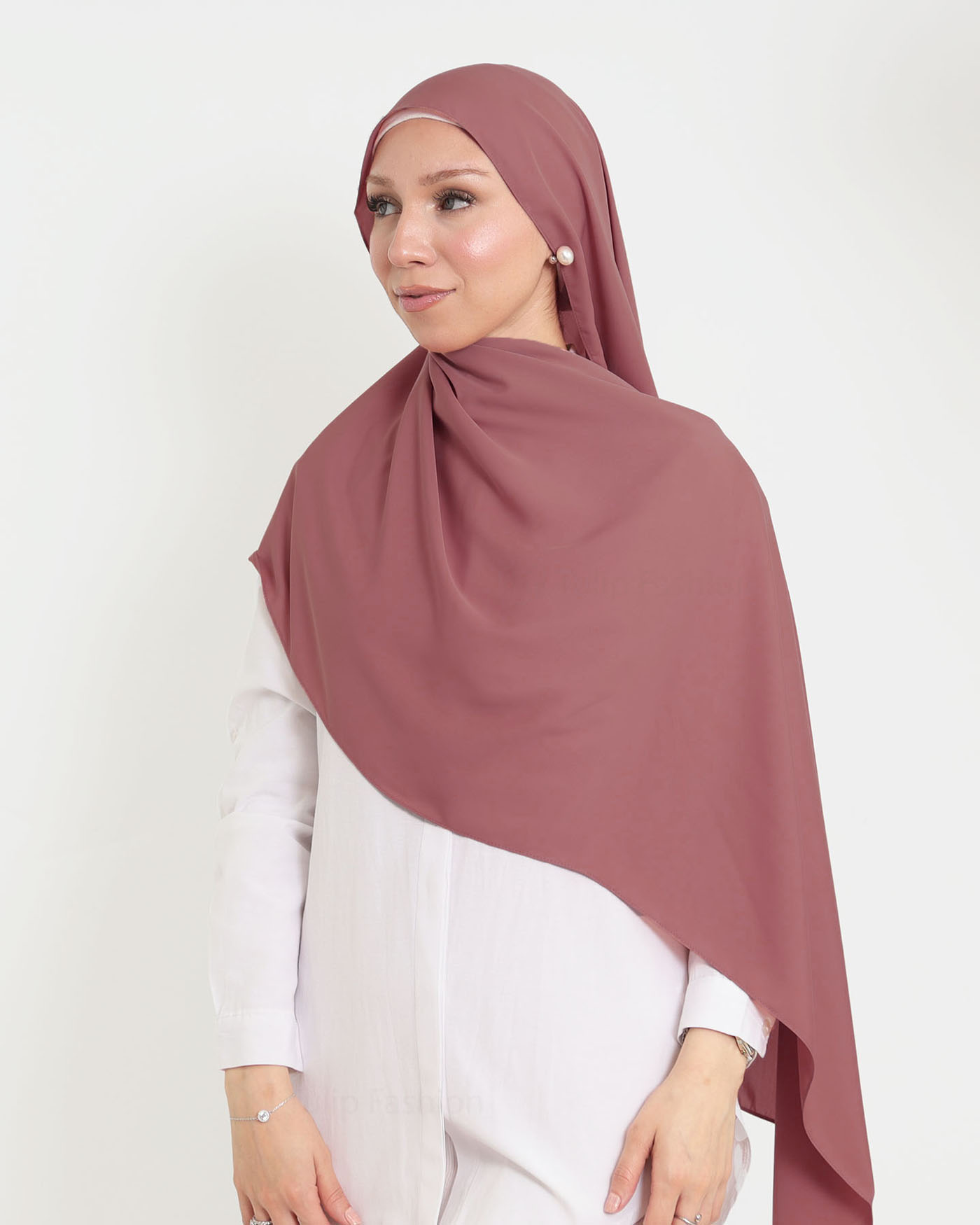 Hijab - Medina Luxury Chiffon - Mauve - 2