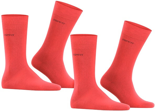 2-Pack Esprit Basic Uni Röd, Herr