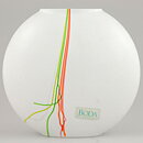 Bertil Vallien (Rainbow 1982) Whiter Swelling Glass Vase 15 cm