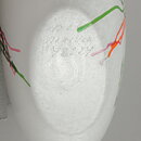 Bertil Vallien (Rainbow 1982) Whiter Swelling Glass Vase 15 cm