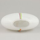 Bertil Vallien (Rainbow 1982) Whiter Swelling Glass Vase 15 cm