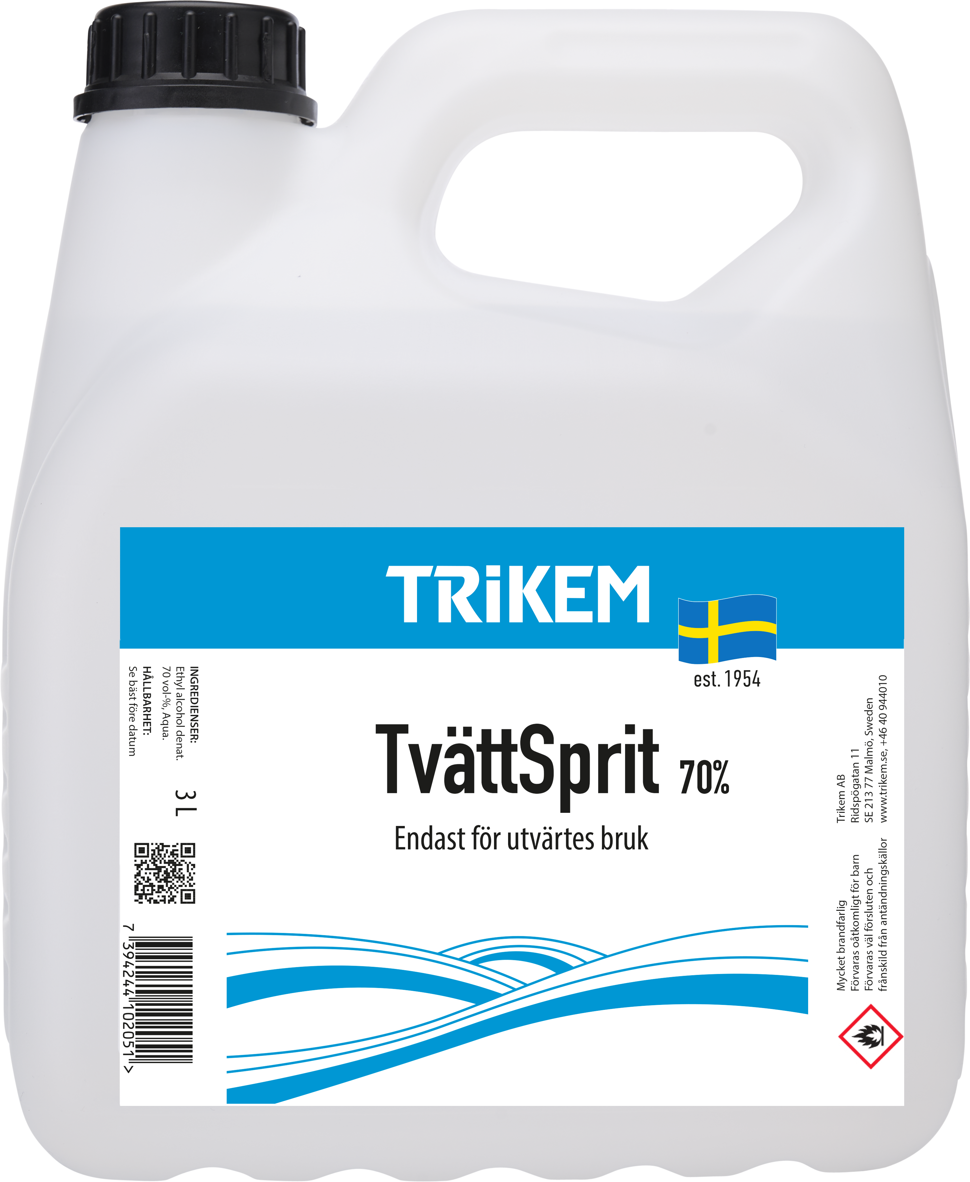 Flächendesinfektion 70% 3 Liter TRIKEM Vet