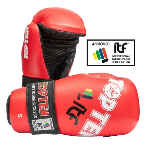 Topten Open Hand  ITF, Big Logo Red S-XL