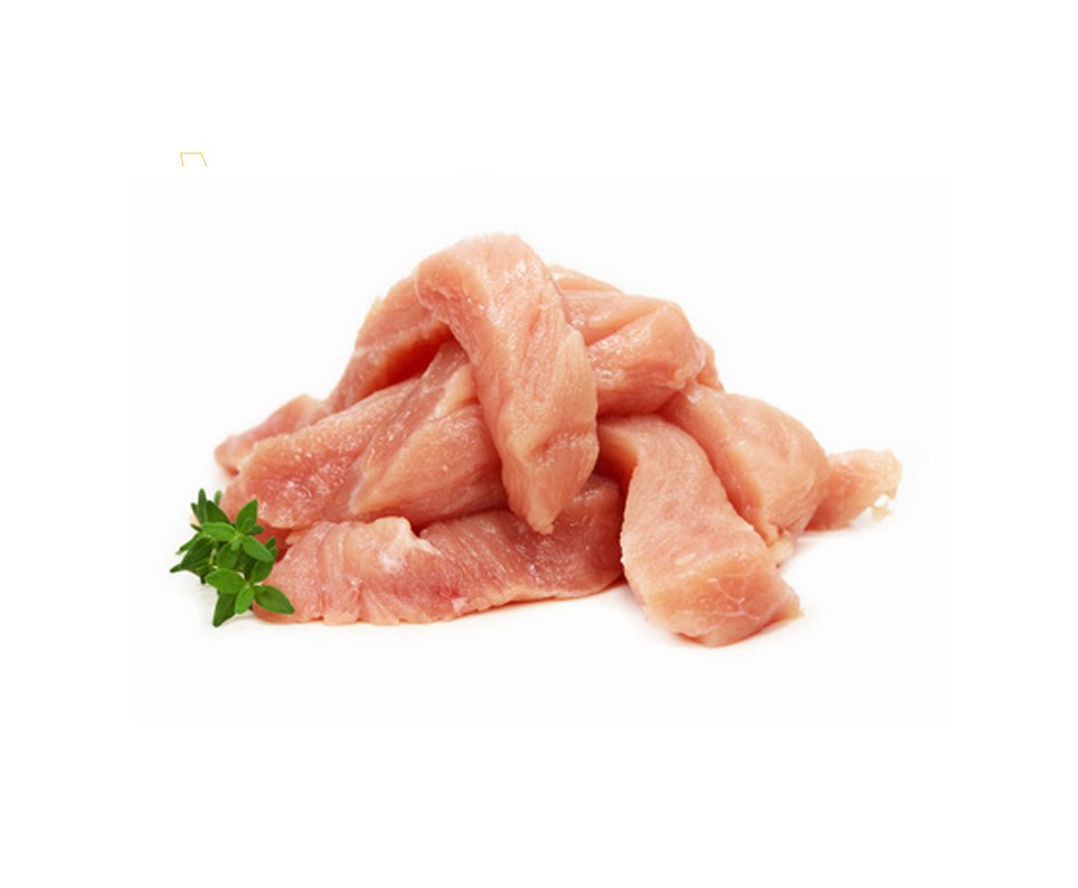 Fläskkött strimlat. Jmf-pris kr/kg: