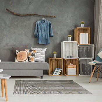 Beachwood blå Komfortmatta