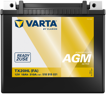 YTX20HL FA VARTA AGM Batteri  BMW, Buell, H-D, Honda, Kawasaki, Yamaha 