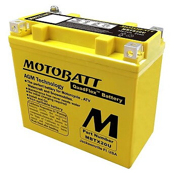 ETX20L Deka  AGM Batteri  Buell, H-D, Honda, Indian  Kawasaki, Triumph, Yamaha  BS BGZ20HL 