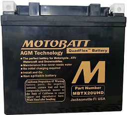 ETX20L Deka  AGM Batteri  Buell, H-D, Honda, Indian  Kawasaki, Triumph, Yamaha  BS BGZ20HL  - 4
