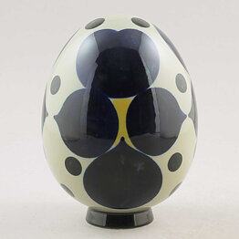 Sylvia Leuchovius (1960s) Blue Dotted Studio Egg 14 cm