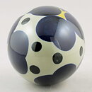 Sylvia Leuchovius (1960s) Blue Dotted Studio Egg 14 cm