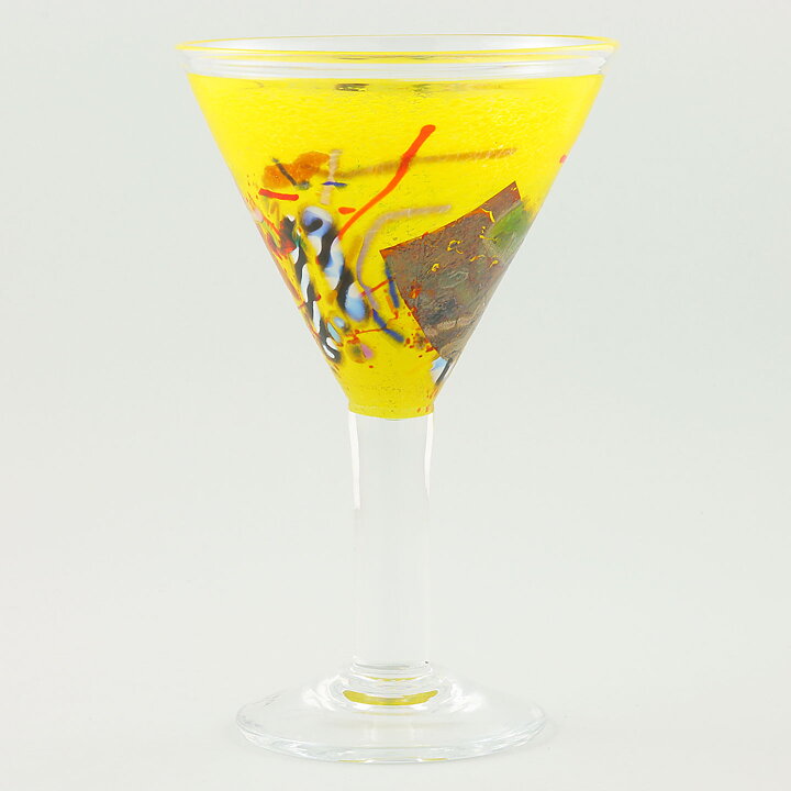 Bertil Vallien (Satellite 1992) Yellow Art Glass 18 cm