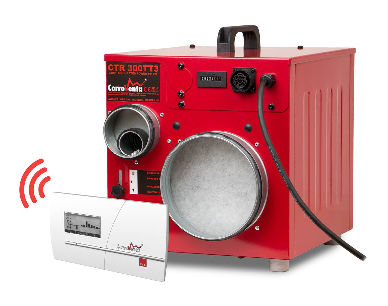 Paket Corroventa CTR 300TT3 med förlängd garanti 3 år (totalt 5 år) med  support