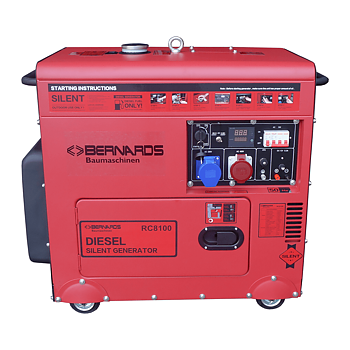 Elverk Bernards Diesel 400 Volt, 8,3kVA