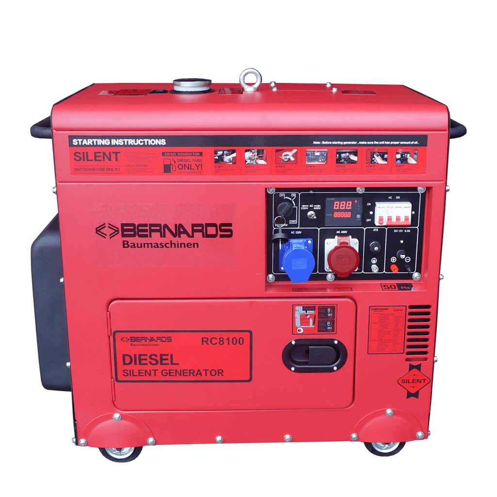 Elverk Bernards Diesel 400 Volt, 8,3kVA - 2