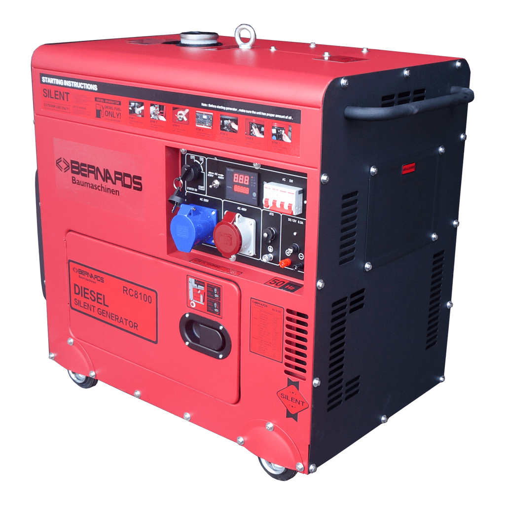 Elverk Bernards Diesel 400 Volt, 8,3kVA - 3
