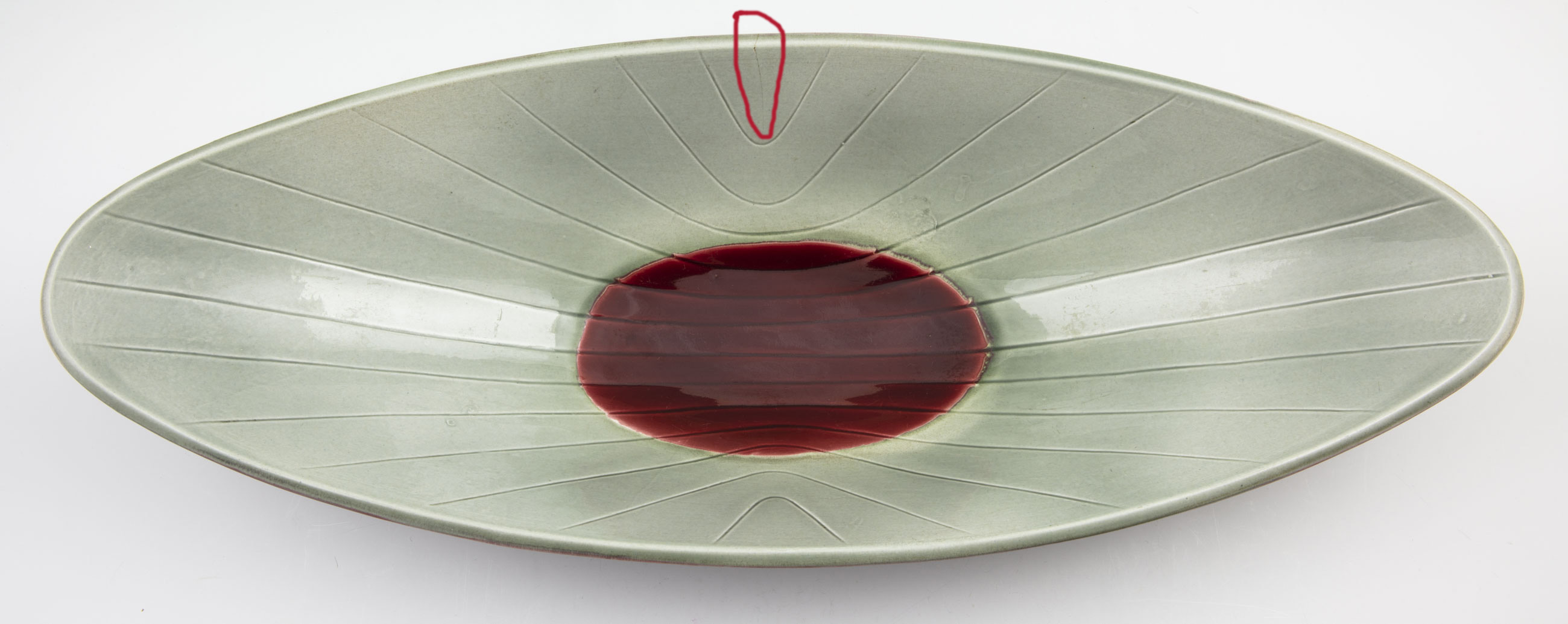 California - Big oval Bowl (Crack) - 3