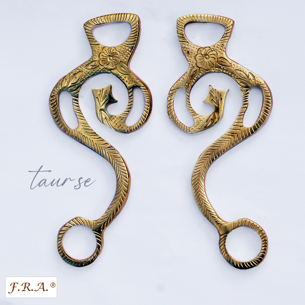 Hackamore shanks F.R.A® Barco, gold