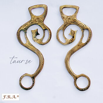 Hackamore shanks F.R.A® Barco, gold