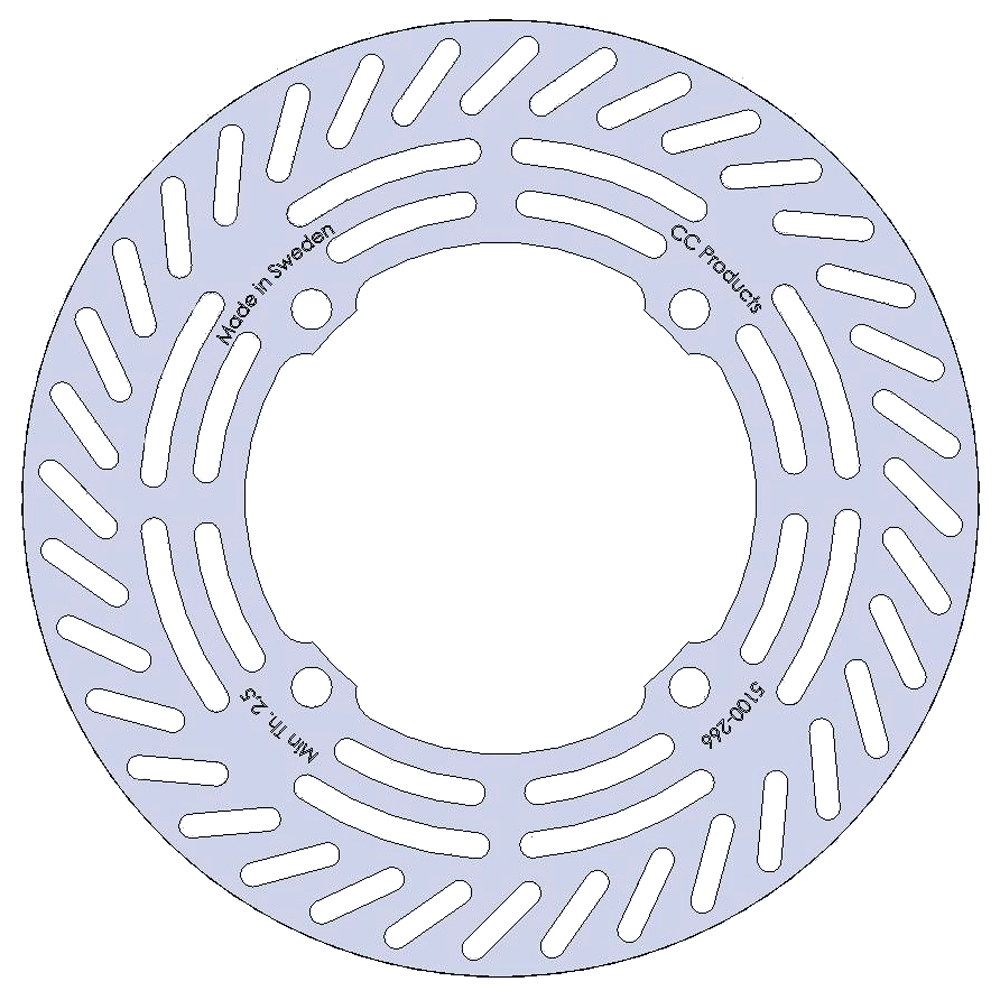 Bromsskiva Fram Honda CRF 230 08-09