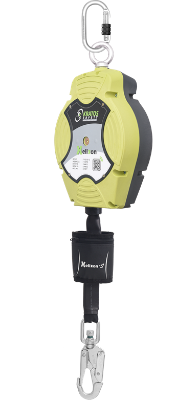 Fallskyddsblock Kratos Safety med band / 12 meter